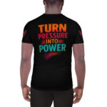 Hemerah Turn Pressure Into Power, Men's athletic t-shirt - Image 2