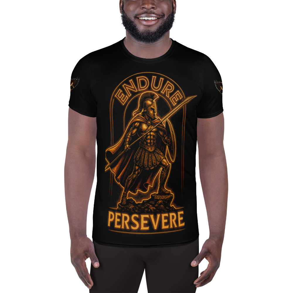 all-over-print-mens-athletic-t-shirt-white-front-69382bd4b6a7a.jpg Hemerah Endure and Persevere, Men's athletic t-shirt - Image 1