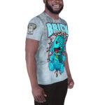 Hemerah Brick Bear 3, Men's athletic t-shirt - Image 4
