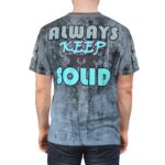 Hemerah Brick Bear Always Keep It Solid Blue Robotic Teddy T-Shirt - Image 6