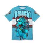 Hemerah Brick Bear Always Keep It Solid Cyberpunk Robot Teddy T-Shirt