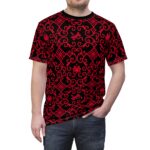 Hemerah Red Black Orna T-Shirt - Image 5