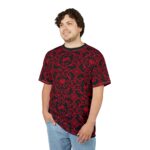 Hemerah Red Black Orna T-Shirt - Image 3