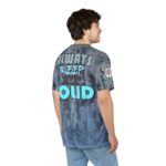 Hemerah Brick Bear Always Keep It Solid Blue Robotic Teddy T-Shirt - Image 4