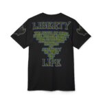 Hemerah Neon Outline NY Liberty Retro Glitch Streetwear T‑Shirt - Image 2