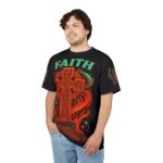 Hemerah Turn Doubt Into Drive Faith Celtic Cross T-Shirt - Image 3