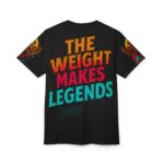 Hemerah The Weight Makes Legends Mythological Cosmic Sun T-Shirt - Image 2