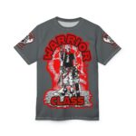 Hemerah Warrior Class 2 Bold Red Skull Streetwear T-Shirt