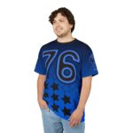 Hemerah Greatness Blue Stars 76 T-Shirt - Image 3