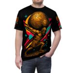 Hemerah The Weight Makes Legends Mythological Cosmic Sun T-Shirt - Image 5