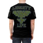 Hemerah Neon Outline NY Liberty Retro Glitch Streetwear T‑Shirt - Image 6