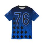 Hemerah Greatness Blue Stars 76 T-Shirt