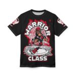 Hemerah Warrior Class 1 Skate Monkey Streetwear Skateboard T‑Shirt
