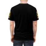 Hemerah Savage Is Greatness Skull Gothic Black & Gold T-Shirt - Image 6