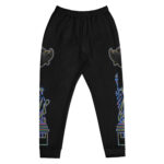 Hemerah Neon Outline NY Liberty Retro Glitch Streetwear Joggers