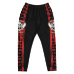 Hemerah Always Be Silent Red Skull Gothic Horror Graphic Men's Joggers