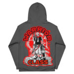 Hemerah Warrior Class 2 Bold Red Skull Streetwear Hoodie - Image 4
