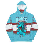 Hemerah Brick Bear Always Keep It Solid Cyberpunk Robot Teddy Hoodie