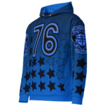 Hemerah Greatness Blue Stars 76 Hoodie - Image 3