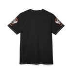 Hemerah Always Be Silent Red Skull Gothic Horror T-Shirt - Image 2