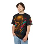 Hemerah The Weight Makes Legends Mythological Cosmic Sun T-Shirt - Image 3