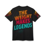 Hemerah The Weight Makes Legends Mythological Cosmic Sun T-Shirt - Image 2
