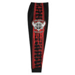 Hemerah Always Be Silent Red Skull Gothic Horror Men’s Joggers - Image 2