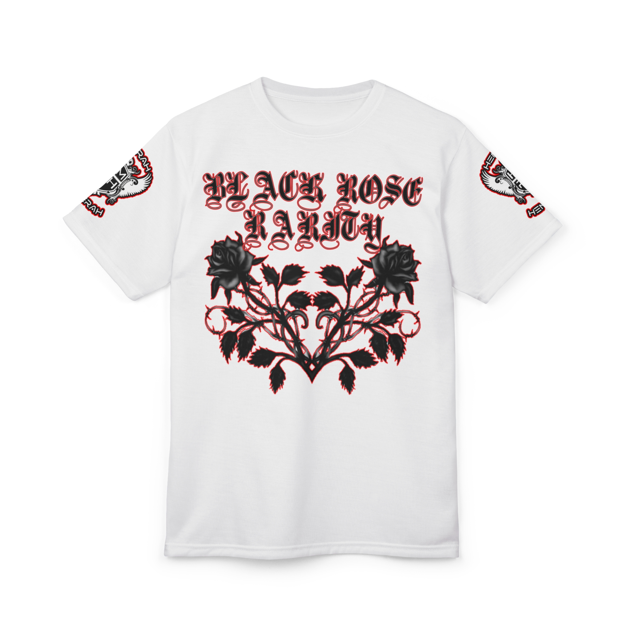 10390846067901944027_2048.jpeg Hemerah Black Rose Rarity Gothic Floral Graphic Tee - Image 1